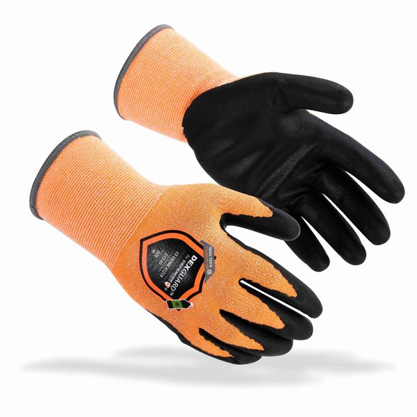 Defender Safety General Purpose Gloves, 15G, Touch Screen Compatible, Cut 1, Abrasion  4, Foam Nitrile Coating , Size 2XL DXG-E12-05XXL
